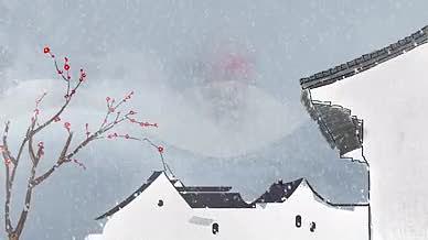 4k超高清中国传统二十四小寒节气视频模板视频的预览图